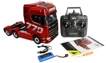 22717 Scania 770 S Zugmaschine 6x4 1:18 RTR rot